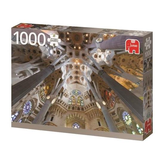 Jumbo-Puzzle Innenraum der Sagrada Familia mit 1000 Teilen