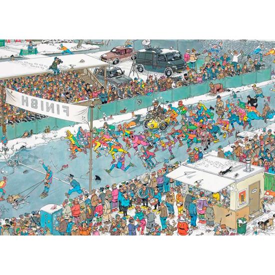 Jumbo-Winterspaß-Puzzle mit 2 x 1000 Teilen