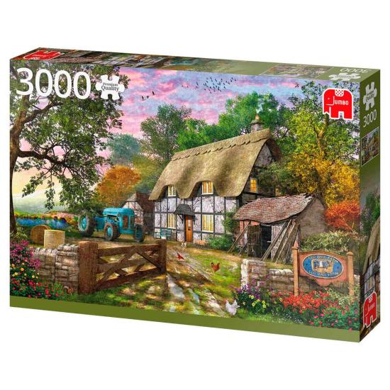 Jumbo-Puzzle Die Bauernhütte 3000 Teile