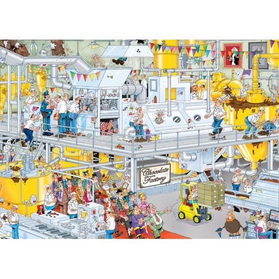 Jumbo-Puzzle Die Schokoladenfabrik 1000 Teile