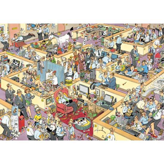 Jumbo-Puzzle Das Büro mit 1000 Teilen