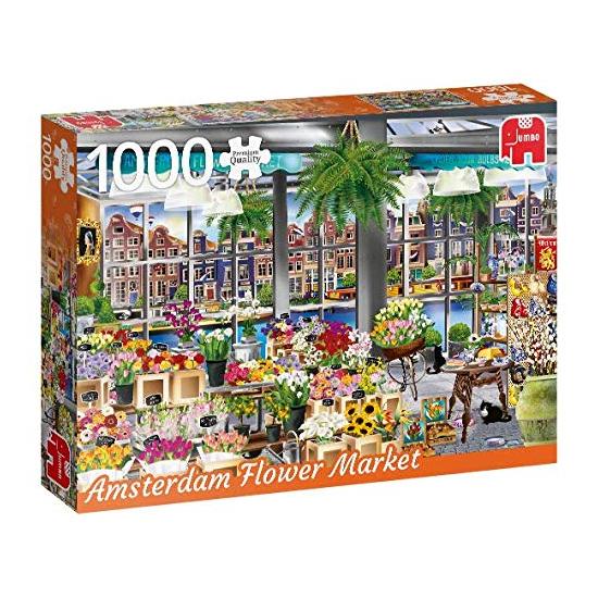 Der Amsterdamer Blumenladen Jumbo-Puzzle 1000 Teile