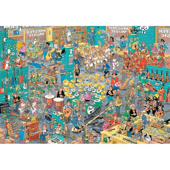 The Music Store Jumbo-Puzzle 5000 Teile