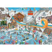 Puzzle Jumbo Die Winterspiele 1000 Teilen