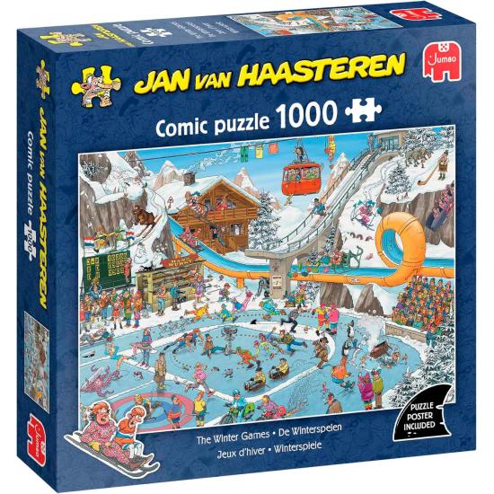 Puzzle Jumbo Die Winterspiele 1000 Teilen