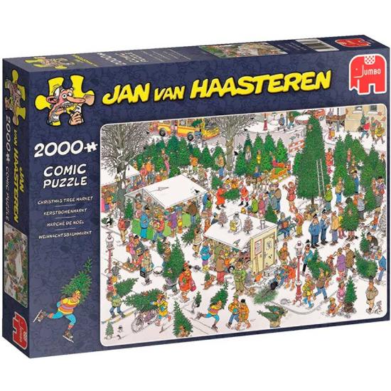 Weihnachtsbaummarkt Jumbo-Puzzle 2000 Teile