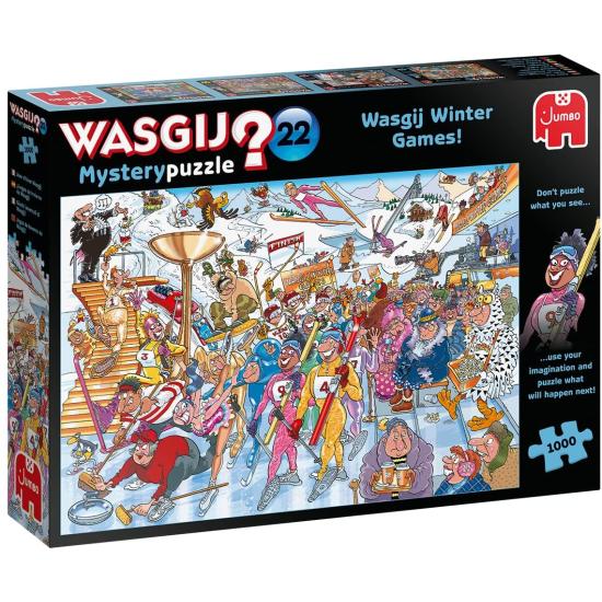 Wasgij Winter Games Jumbo Mystery Puzzle mit 1000 Teilen
