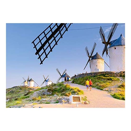 Jumbo-Puzzle Windmühlen von La Mancha, Spanien 1000 Teile