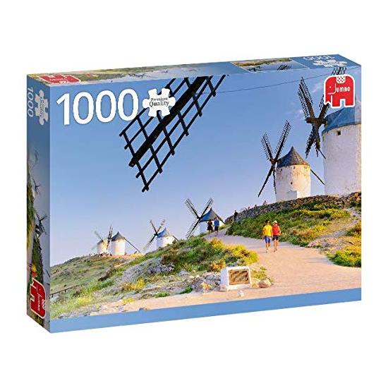 Jumbo-Puzzle Windmühlen von La Mancha, Spanien 1000 Teile