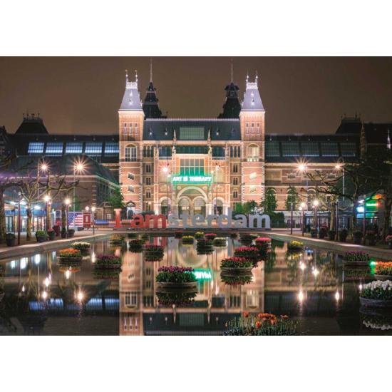 Jumbo-Puzzle Rijks Museum bei Nacht, Amsterdam 1000 Teile