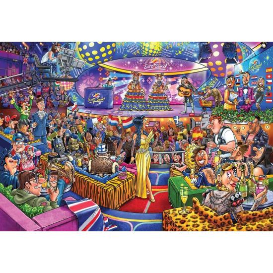 Puzzle Jumbo Mystery Eurosound-Wettbewerb 1000 Teile