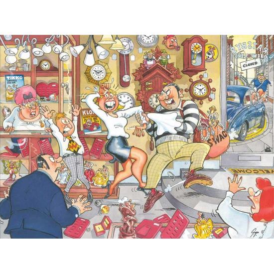 Jumbo Mystery Puzzle Stop the Wasgij Clock 1000 Teile