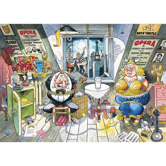 Jumbo-Puzzle Mystery-Drama in der Oper 1000 Teile