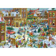 Jumbo-Weihnachtspuzzle mit 1000 Teilen