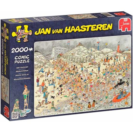 Jumbo-Puzzle Neujahrsbäder mit 2000 Teilen