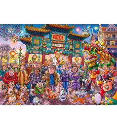 Original Jumbo-Puzzle Chinesisches Neujahr 1000 Teile