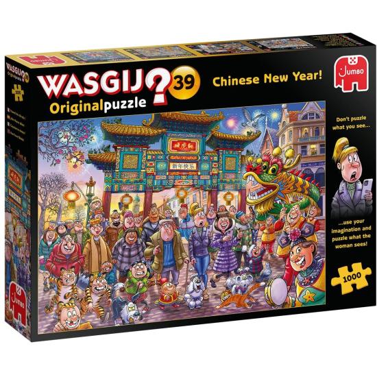 Original Jumbo-Puzzle Chinesisches Neujahr 1000 Teile