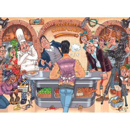 Original Jumbo-Puzzle The Chef's Party 1000 Teile