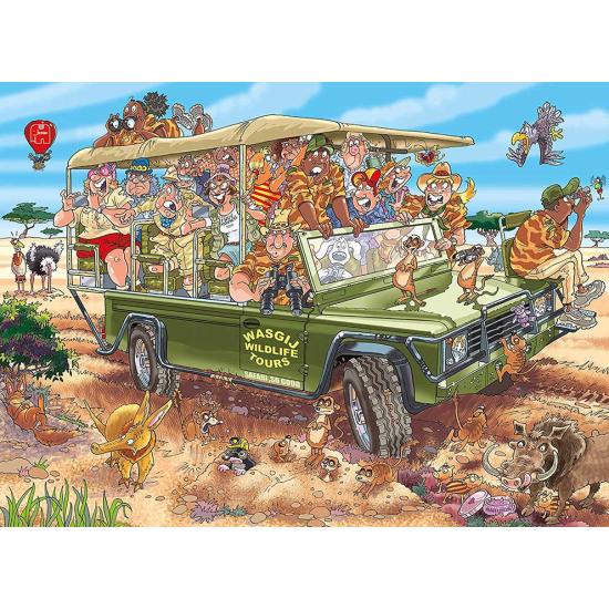 Original Jumbo-Puzzle Überraschung auf der Safari 1000 Teile