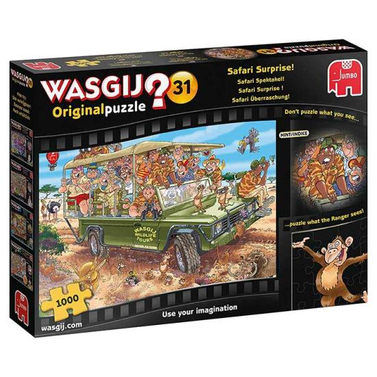 Original Jumbo-Puzzle Überraschung auf der Safari 1000 Teile