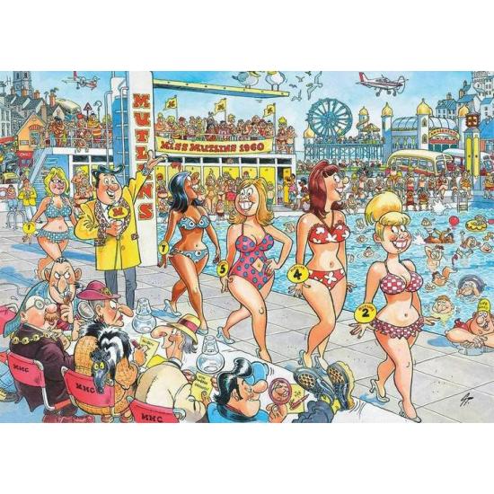 Original Jumbo-Puzzle Supermodels mit 1000 Teilen