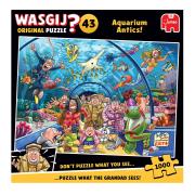 Original Jumbo-Puzzle Aquariumstreiche mit 1000 Teilen