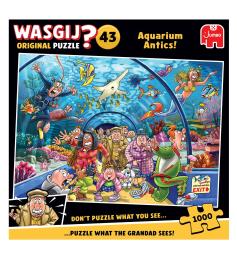 Original Jumbo-Puzzle Aquariumstreiche mit 1000 Teilen