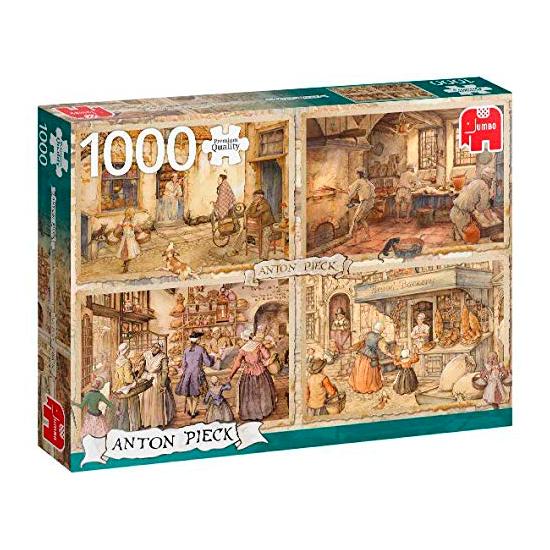 Jumbo-Puzzle Bäcker des 19. Jahrhunderts mit 1000 Teilen