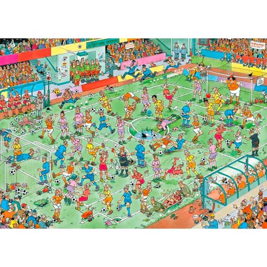 Jumbo-Puzzle Frauen-Fußballspiel mit 1000 Teilen