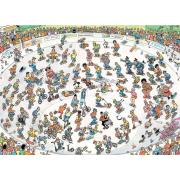 Jumbo-Puzzle Skaten in Skate Bowl 1000 Teile