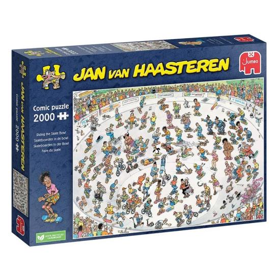 Puzzle Jumbo Skaten in Skate Bowl mit 2000 Teilen