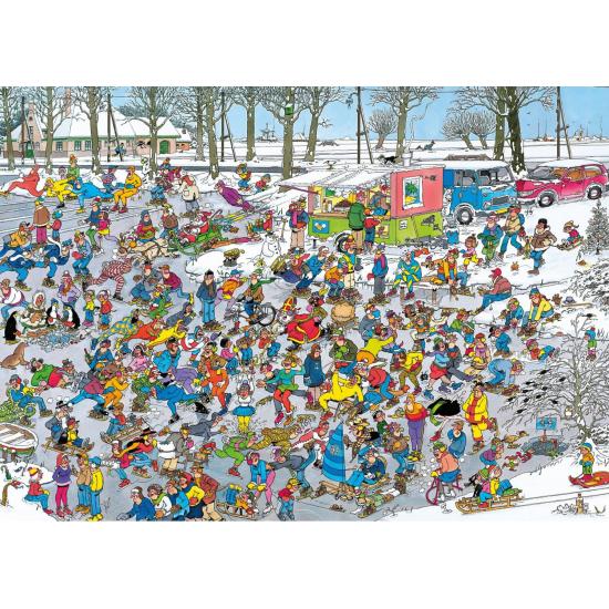 Eislaufen Jumbo-Puzzle 1000 Teile
