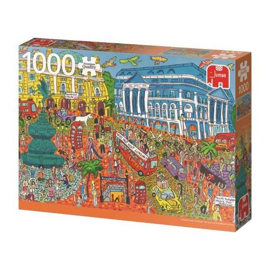 Jumbo-Puzzle Piccadilly Circus, London 1000 Teile