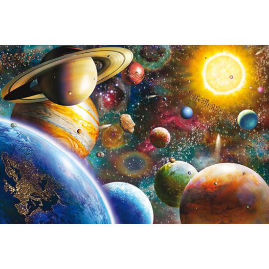 Jumbo-Puzzle Planeten im Weltraum 1500 Teile Jumbo-Puzzle Planeten im Weltraum 1500 Teile