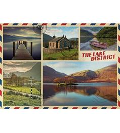 1000-teiliges Jumbo-Postkartenpuzzle vom See