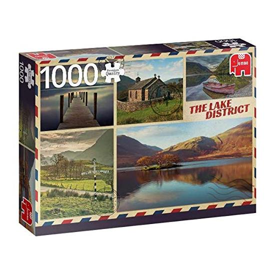 1000-teiliges Jumbo-Postkartenpuzzle vom See