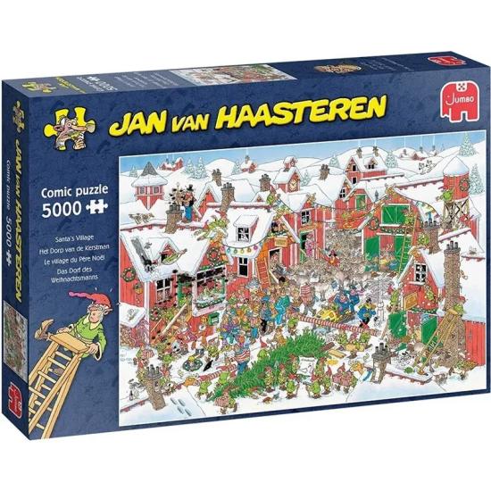 Jumbo-Puzzle Weihnachtsmanndorf mit 5000 Teilen