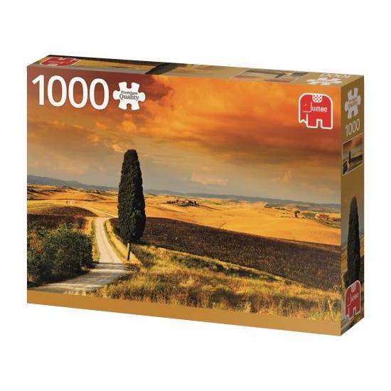 Jumbo-Puzzle Sonnenuntergang in der Toskana 1000 Teile