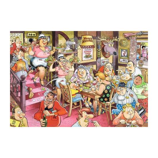 Jumbo Retro Mystery Sunday Lunch Puzzle 1000 Teile