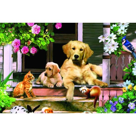 Porch Meeting Jumbo-Puzzle 500 Teile