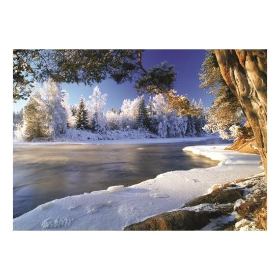 Jumbo-Puzzle Fluss Elado, Schweden 1000 Teile