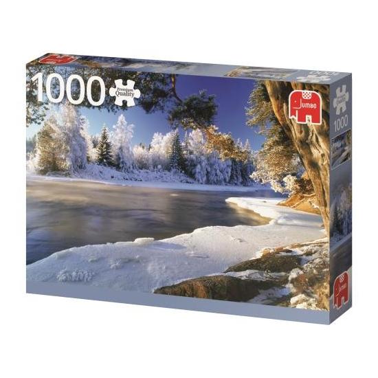 Jumbo-Puzzle Fluss Elado, Schweden 1000 Teile