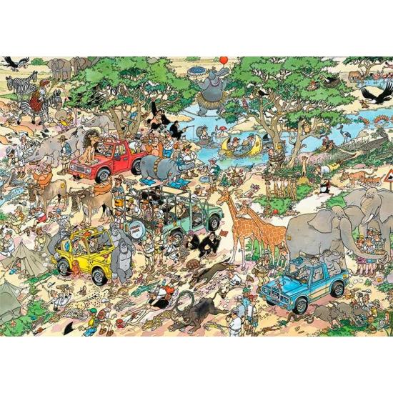 Jumbo Safari und Sturm Puzzle 2 x 1000 Teile