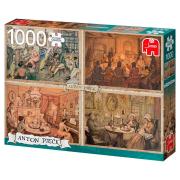 Jumbo-Puzzle Unterhaltungsräume 1000 Teile