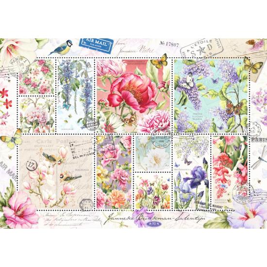 Jumbo-Puzzle-Blumenstempel mit 1000 Teilen