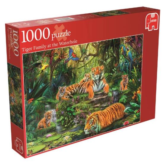 Jungle Tigers Jumbo-Puzzle 1000 Teile