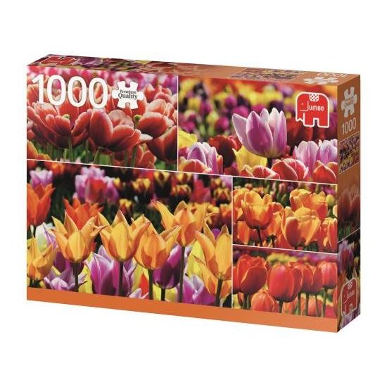 Jumbo-Puzzle Niederländische Tulpen 1000 Teile