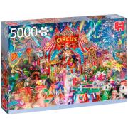Jumbo-Puzzle Eine Nacht im Zirkus mit 5000 Teilen