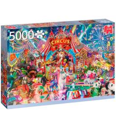 Jumbo-Puzzle Eine Nacht im Zirkus mit 5000 Teilen