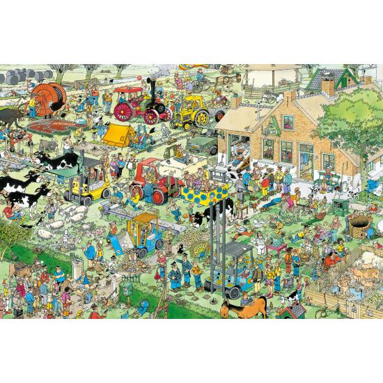 Jumbo-Puzzle Besuch auf dem Bauernhof mit 1500 Teilen